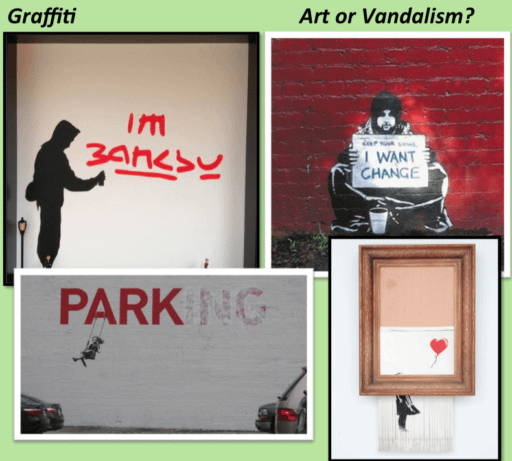 Graffiti: art or vandalism?